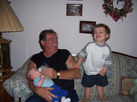 Andrew, Grandpa Dan, and Mark