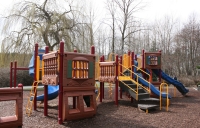 Overview of the entire playground area